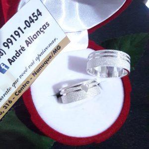 Aliança de Prata 950