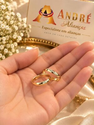 Alianças ouro 18k